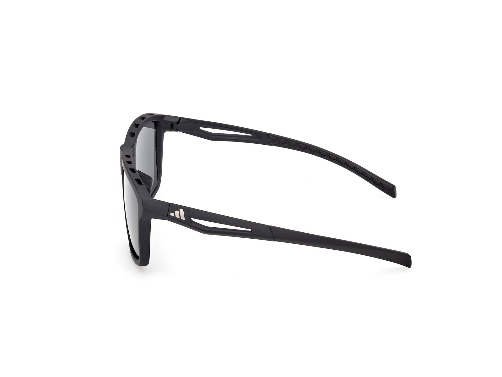 Das Bild zeigt die Bügel der Adidas Sport Sonnenbrille SP0111 02A.
